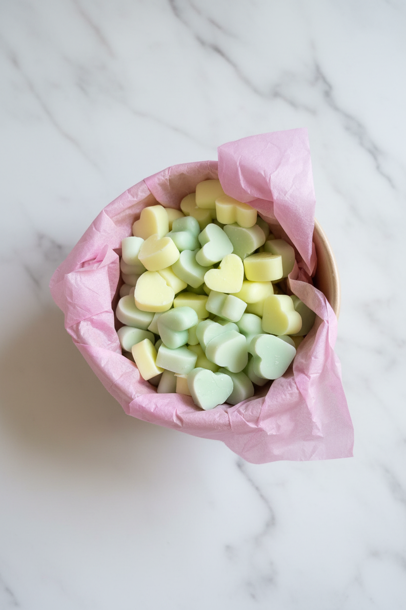 Amanecer wax melts - fondo mármol