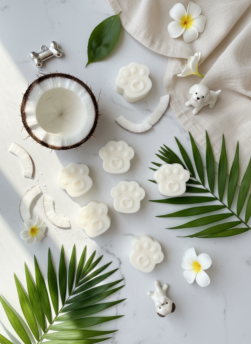 Wax Melts Coco Huella de Perro - Lifestyle