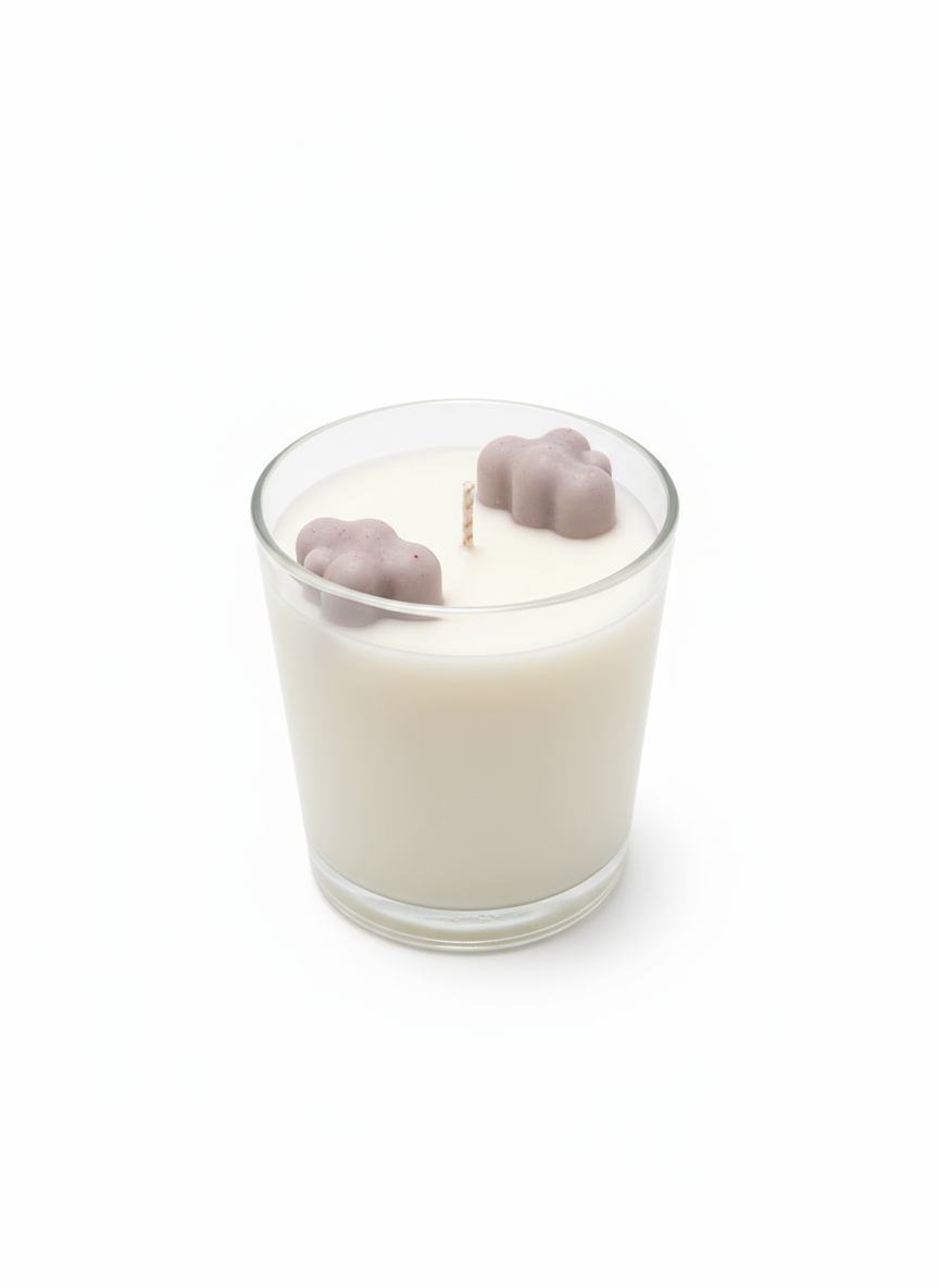 Vela Aromática Sándalo - Fondo Blanco