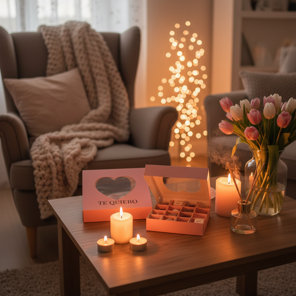 Noche romántica en casa