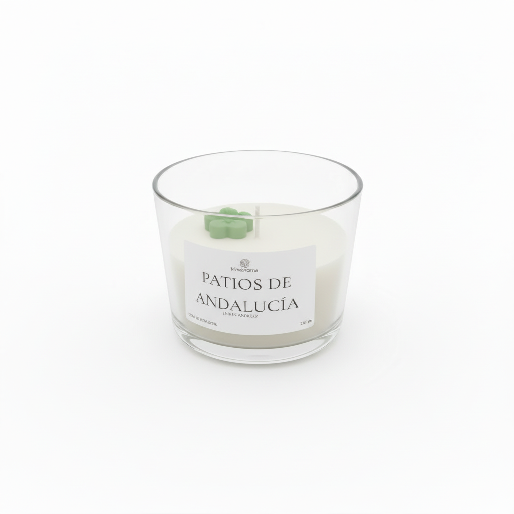 Patios de Andalucía - Vela Aromática de Jazmín Andaluz - 130 ml aprox