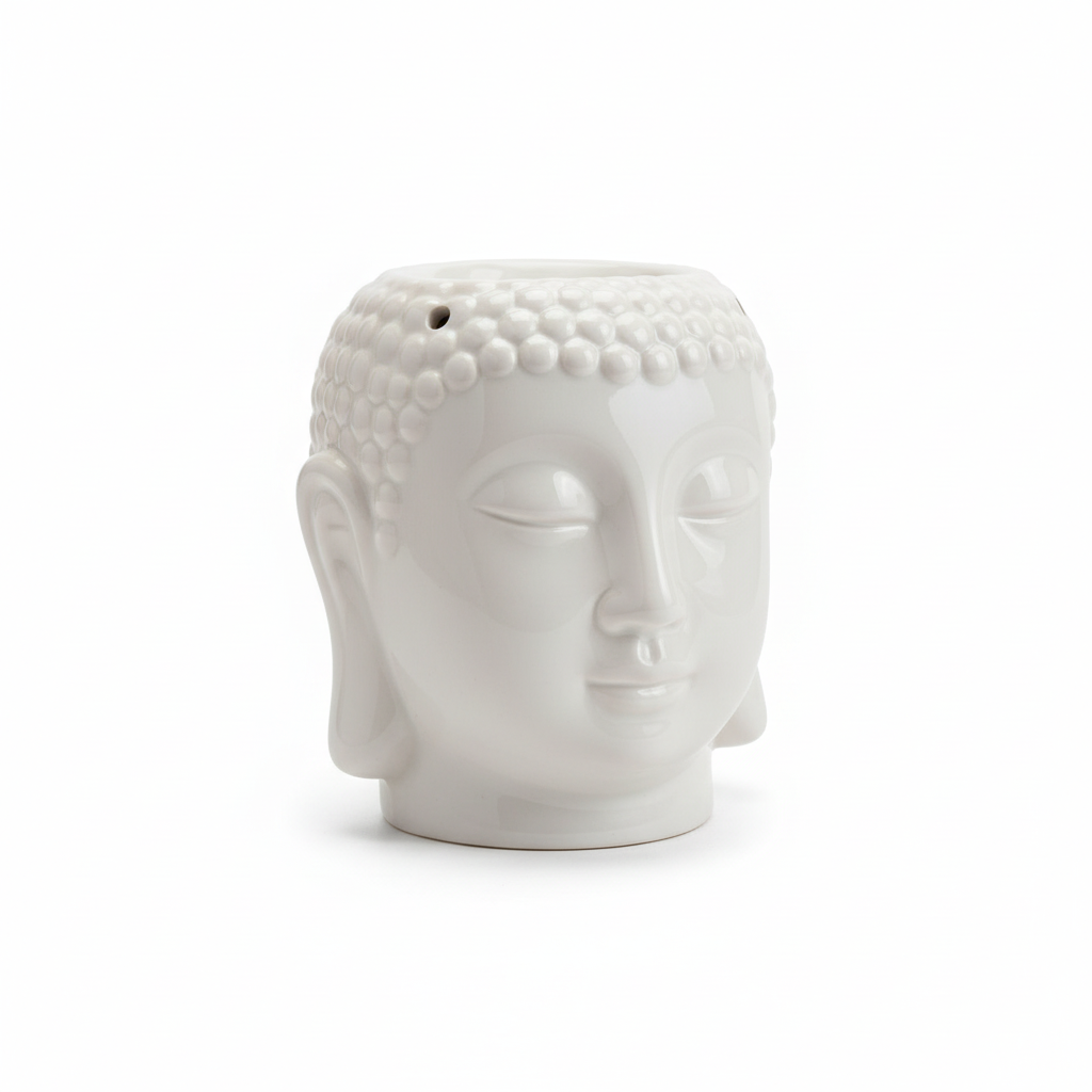 Quemador Buddha con fondo blanco