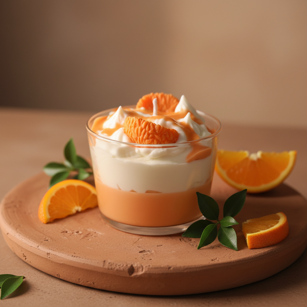 Vela Naranja Dulce - Terracota