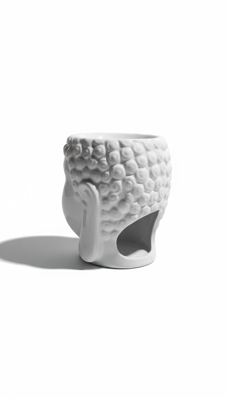 Vista trasera tres cuartos Buda - fiel al original