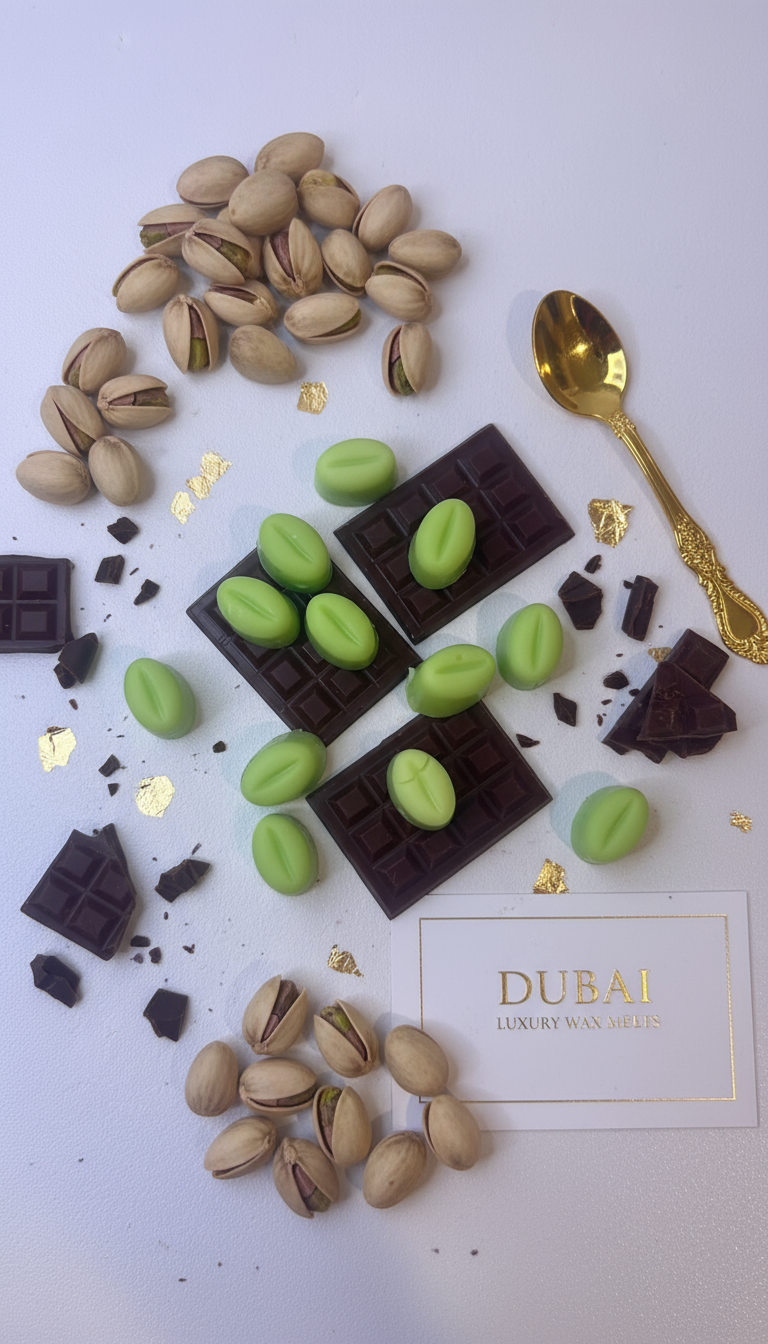 Wax Melts Chocolate Dubai Flat Lay