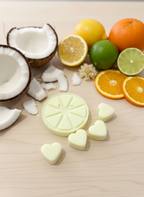 Wax melts con coco y cítricos