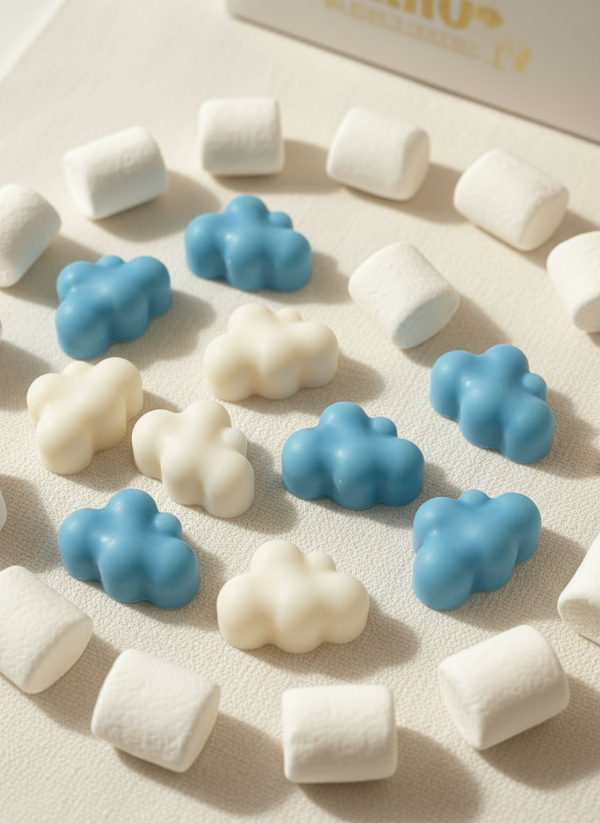 Wax melts con marshmallows blancos
