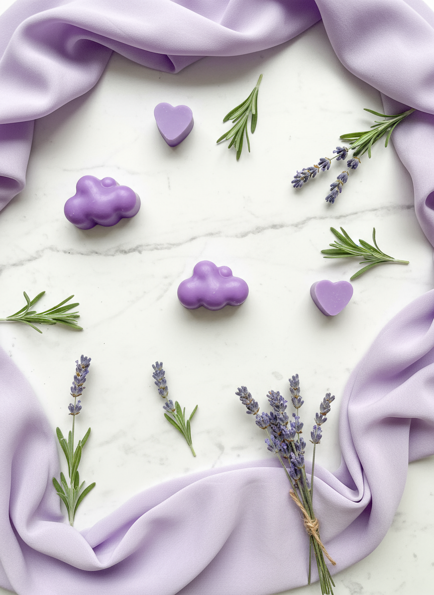 Wax Melts de Lavanda - Imagen Lifestyle