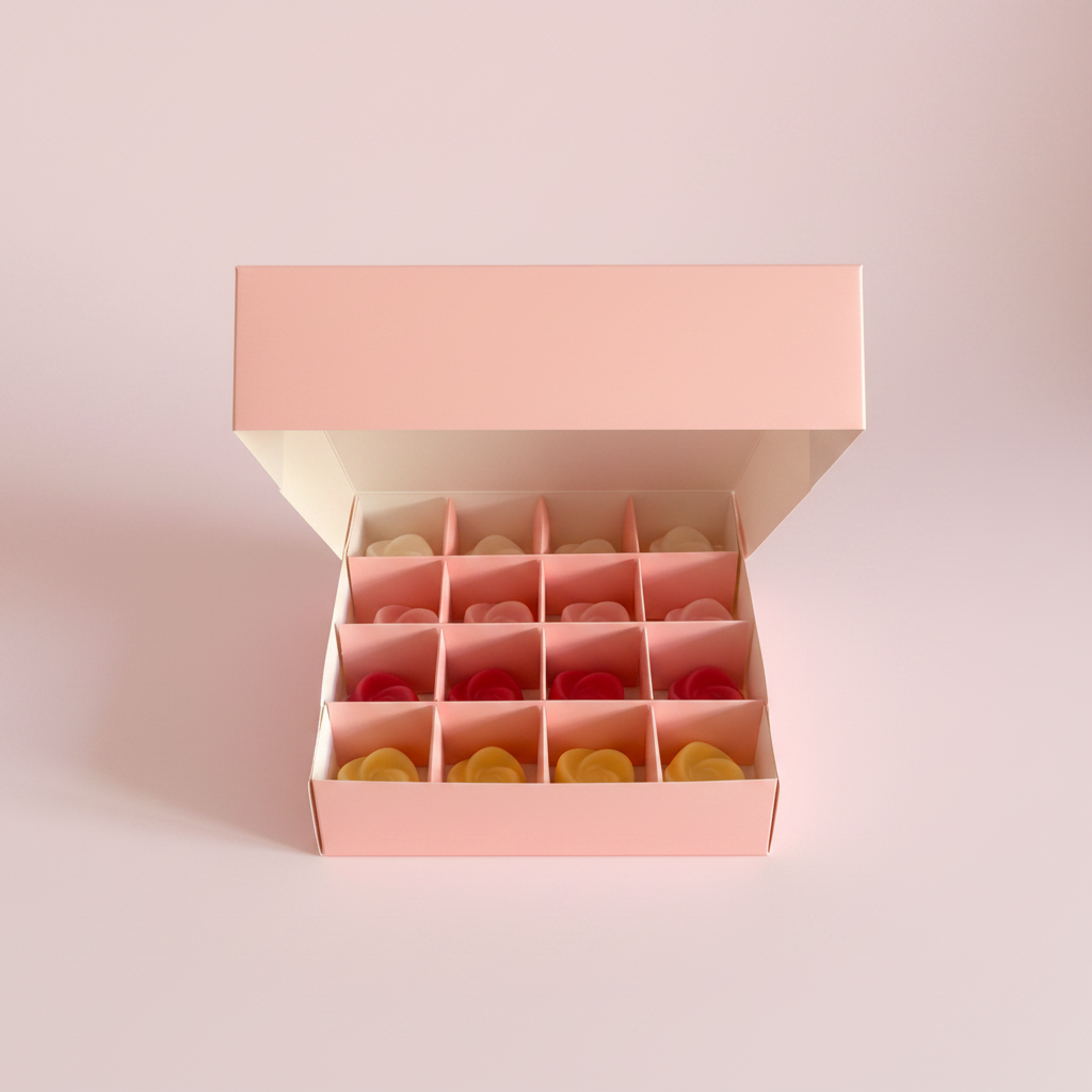 Wax melts fondo rosa